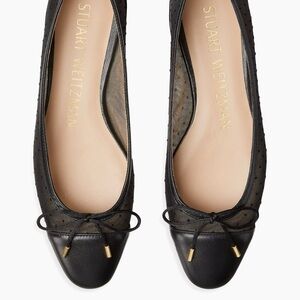 Stuart Weitzman Black Ballet Flats